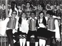 1966 Tijdens optreden van Pigasos voor Leidse studenten.